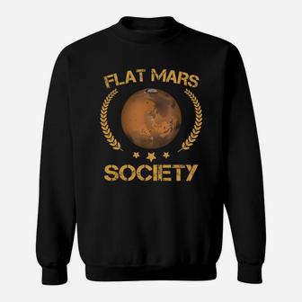 Vintage Flat Mars Society Gift Idea Sweatshirt - Seseable