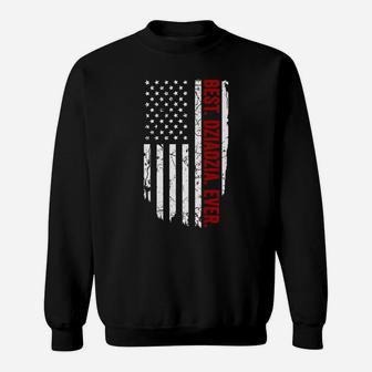 Vintage Funny American Flag Apparel, Best Dziadzia Ever Sweatshirt | Crazezy
