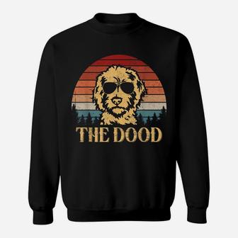 Vintage Goldendoodle The Dood Gift Dad Mom Kids Sweatshirt | Crazezy AU