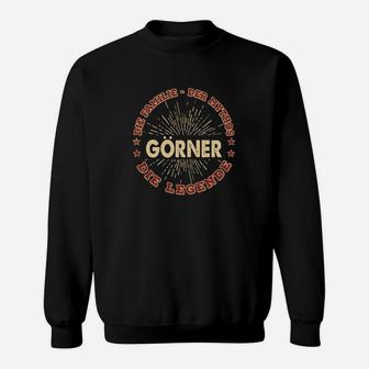Vintage Gorner Sweatshirt mit Personalisiertem Namen & Legenden Design - Seseable