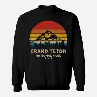 Vintage Grand Teton - National Park Retro Souvenir Sweatshirt | Crazezy AU
