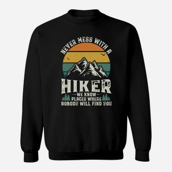 Vintage Hiking Shirt Men Hiker Outdoor Retro Camper Sweatshirt | Crazezy
