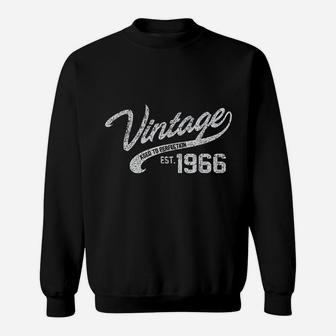 Vintage Made In 1966 55Th Birthday Sweatshirt | Crazezy CA
