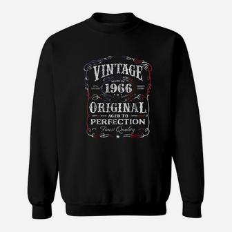 Vintage Made In 1966 55Th Birthday Sweatshirt | Crazezy DE