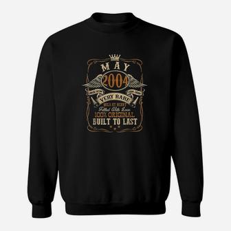 Vintage May 2004 17 Years Old 17Th Birthday Gift Sweatshirt | Crazezy CA