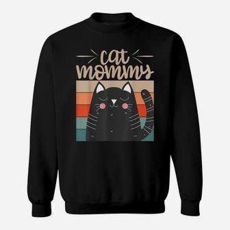 Vintage Mothers Day Shirt For All Cat Mama Cat Lovers Sweatshirt | Crazezy UK