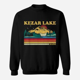 Vintage Retro Family Vacation Maine Kezar Lake Sweatshirt | Crazezy UK