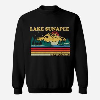 Vintage Retro Family Vacation New Hampshire Sunapee Lake Sweatshirt | Crazezy