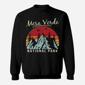 Vintage Retro Hiking Camping Mesa Verde National Park Sweatshirt Sweatshirt | Crazezy CA