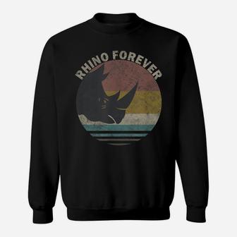 Vintage Rhino Gift Tee - Rhino Spirit Animal Sweatshirt | Crazezy