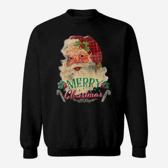 Vintage Santa Claus St Nicholas Old Fashioned Christmas Sweatshirt Sweatshirt | Crazezy AU