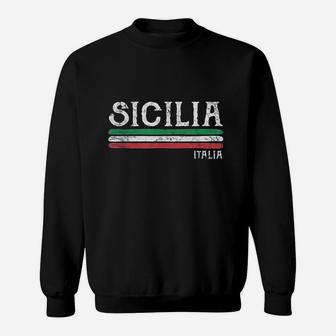 Vintage Sicilia Italy Sweatshirt | Crazezy