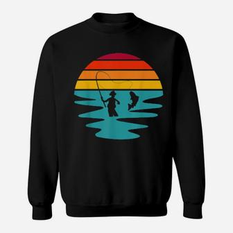 Vintage-Sunset-Artificial-Nymph-Fly-Fishing Sweatshirt - Monsterry CA