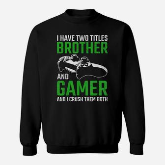 Vintage Video Games Funny Gamer Gaming Gift Boys Brother Son Sweatshirt | Crazezy