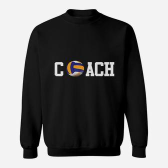 Volleyball Coach Volleyball Ball Sweatshirt | Crazezy UK