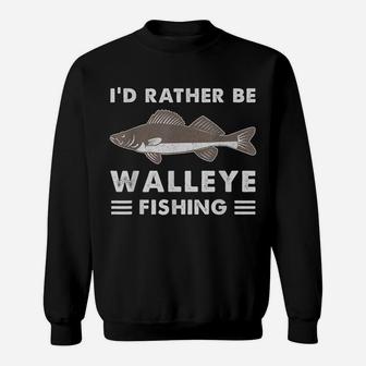Walleye Fishing Gift, Walleye Apparel Men Fish Hunting Gift Sweatshirt | Crazezy CA