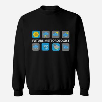 Weather Forecast Icons Future Meteorologist Sweatshirt | Crazezy CA