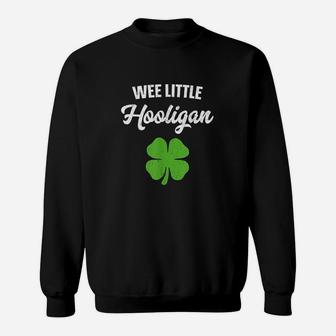 Wee Little Hooligan Funny St Patricks Day Sweatshirt | Crazezy DE