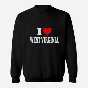West Virginia I Heart West Virginia Sweatshirt - Thegiftio UK