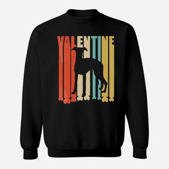 Whippet Valentine Retro Sweatshirt - Monsterry AU