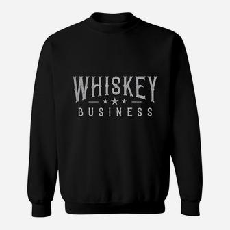 Whiskey Business Funny Drinking Drunk Party Vintage Sweatshirt | Crazezy UK