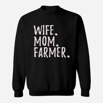 Wife Mom Farmer Sweatshirt | Crazezy UK