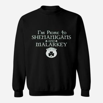 Wild Bobby Prone To Shenanigans And Malarkey Sweatshirt - Thegiftio UK