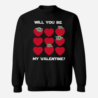 Will You Be My Valentine Sweatshirt - Monsterry UK