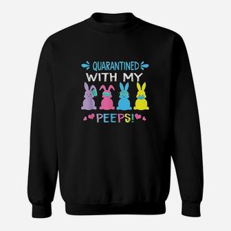 With My Peep Happy Easter Day Sweatshirt | Crazezy
