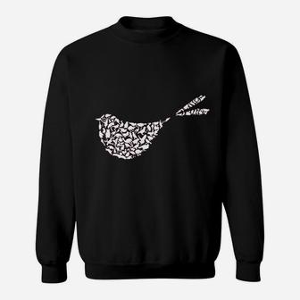 Women Bird Graphic Cute Animals Sweatshirt - Thegiftio UK