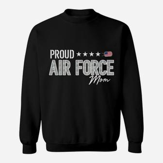 Womens Abu Proud Air Force Mom For Mothers Of Airmen Sweatshirt | Crazezy