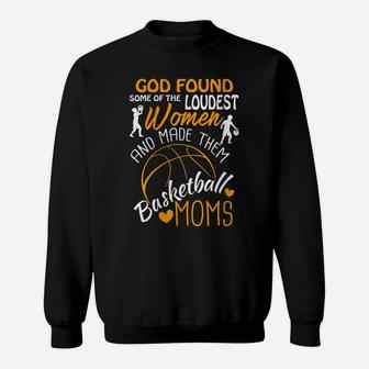 Womens Basketball Mom - Loud And Proud Cute Sweatshirt | Crazezy AU