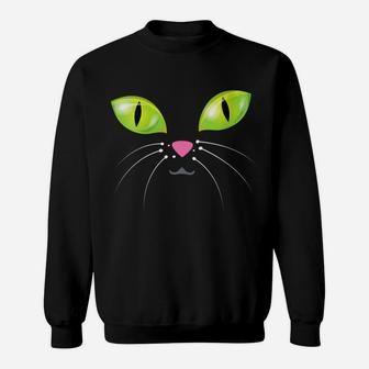 Womens Cat Face Clothing - Cat Sweatshirt | Crazezy