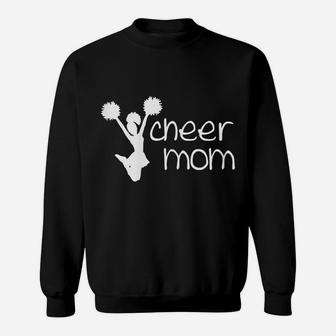 Womens Cheer Mom Cheerleader Squad Team Sweatshirt | Crazezy