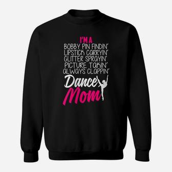 Womens Dance Mom Shirts For Women Girls Gift For Proud Dance Mom Sweatshirt | Crazezy