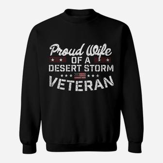 Womens Desert Storm Iraq Military Veteran Wife Spouse Gift Tshirt Sweatshirt | Crazezy AU