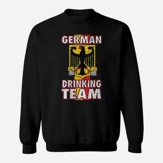 Womens German Drinking Team Germany Flag Funny Oktoberfest Gift Sweatshirt | Crazezy AU