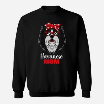 Womens Havanese Mom Gift Idea Proud Dog Owner Sweatshirt | Crazezy