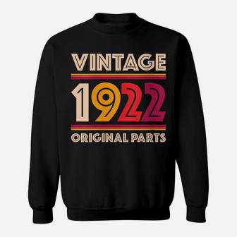 Womens Made In 1922 97 Years Old Gift Vintage 97Th Birthday Sweatshirt | Crazezy DE