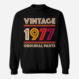 Womens Made In 1977 42 Years Old Gift Vintage 42Nd Birthday Sweatshirt | Crazezy CA