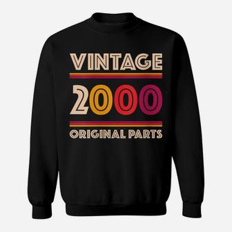 Womens Made In 2000 19 Years Old Gift Vintage 19Th Birthday Sweatshirt | Crazezy UK