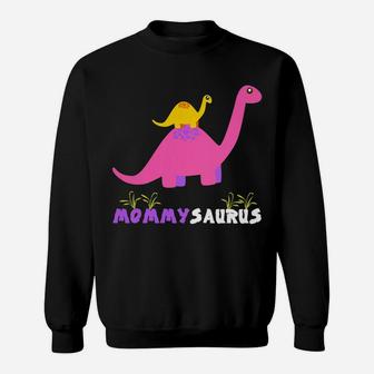 Womens Mommysaurus Shirt Cute Mother Dinosaur Sweatshirt | Crazezy