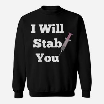 Womens Nurse Medical Surgical Syringe Lpn Funny Appreciation Gift Sweatshirt | Crazezy