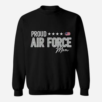 Womens Proud Air Force Mom For Mothers Of Airmen And Veterans Sweatshirt | Crazezy AU