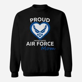 Womens Proud Air Force Mom Sweatshirt | Crazezy DE