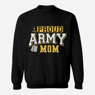 Womens Proud Army Mom Military Pride Shirt Sweatshirt | Crazezy CA