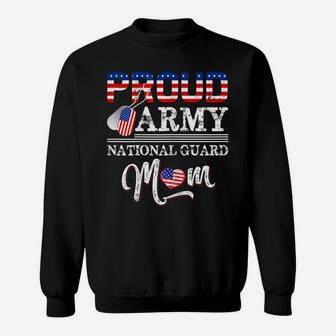 Womens Proud Army National Guard Mom Sweatshirt | Crazezy