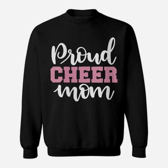 Womens Proud Cheer Mom T Shirt Sweatshirt | Crazezy