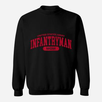 Womens Proud Infantryman Mom T Shirt Sweatshirt | Crazezy