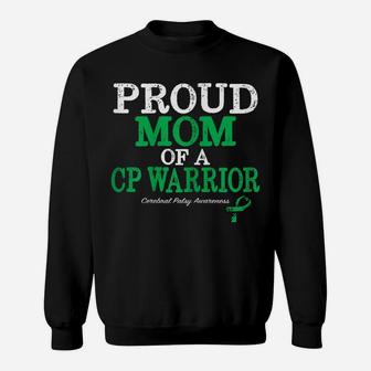 Womens Proud Mom Cerebral Palsy Awareness Shirt Sweatshirt | Crazezy